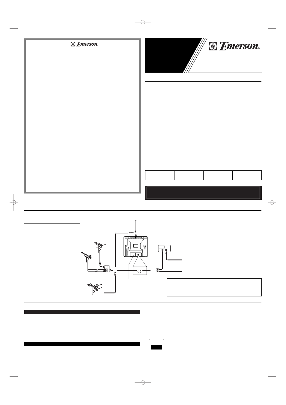 Emerson EWT2721 User Manual | 8 pages