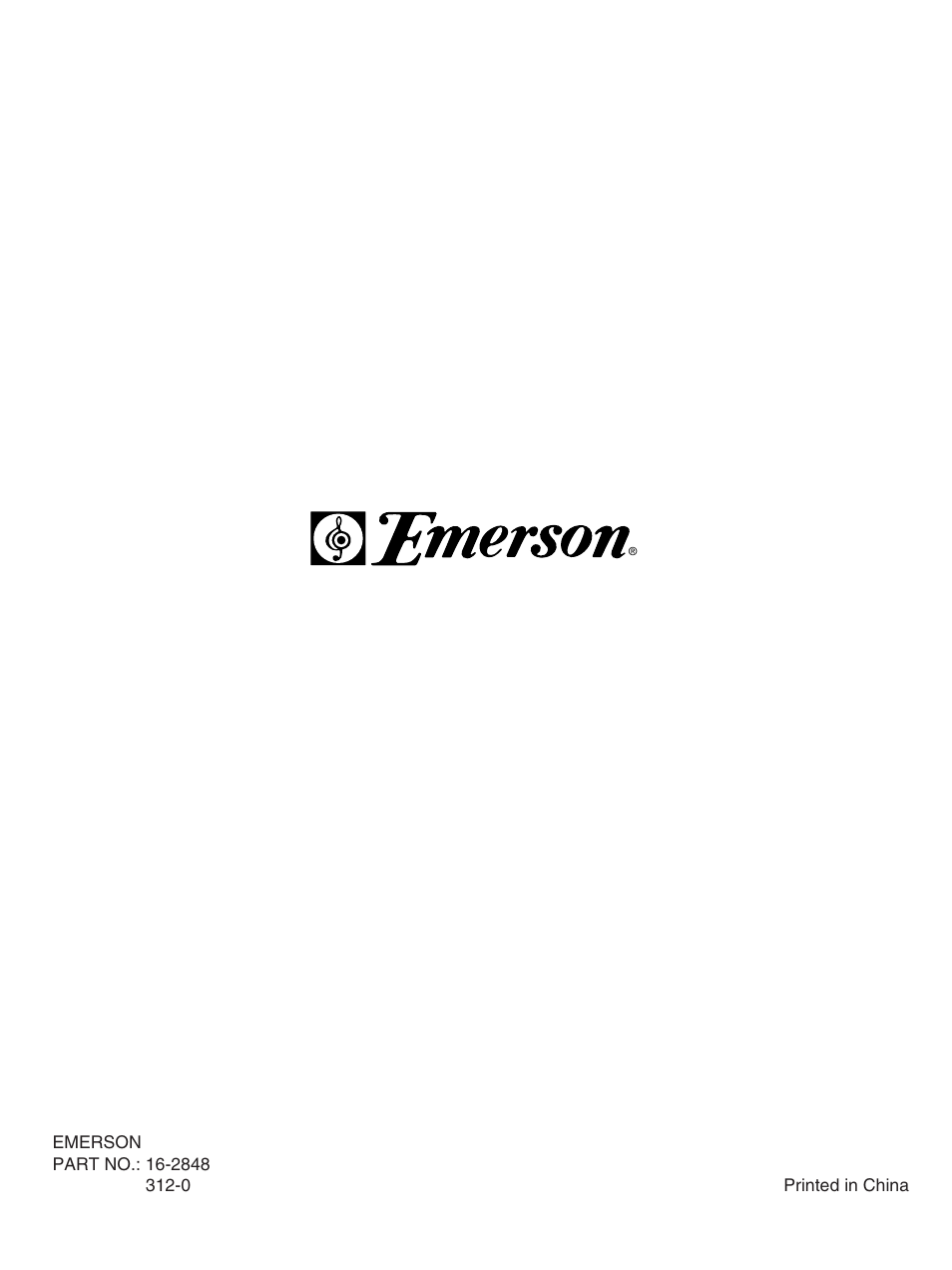 Emerson PD6870CH User Manual | Page 20 / 20