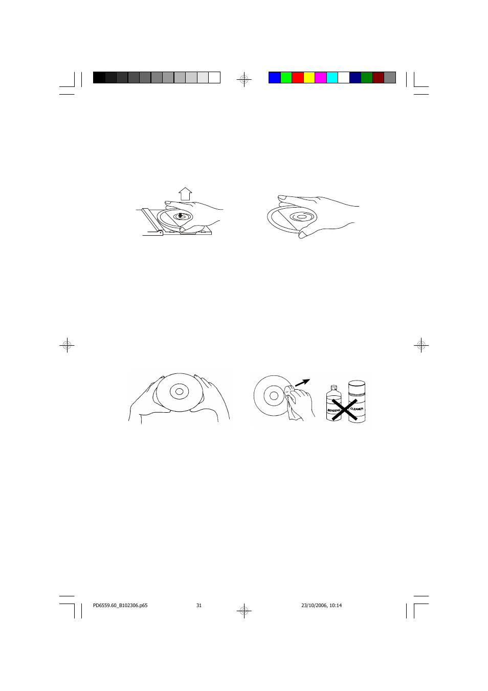 Compact disc care | Emerson Radio PD6559 User Manual | Page 32 / 35