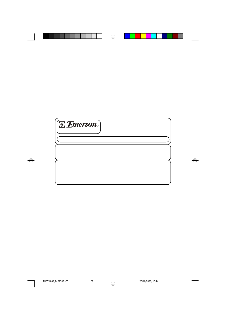 Care of the cabinet, Caution | Emerson Radio PD6559 User Manual | Page 33 / 35