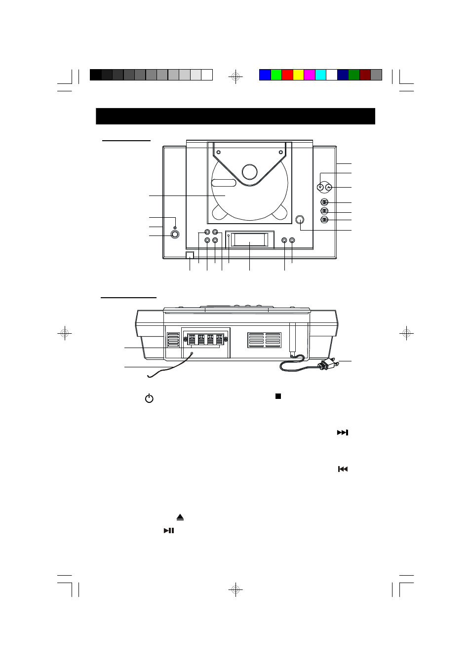 5location of controls and indicators | Emerson Radio MS7608 User Manual | Page 6 / 20