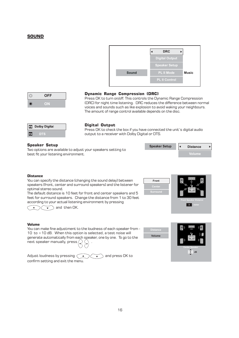Sound | Emerson Radio AV400 User Manual | Page 17 / 32