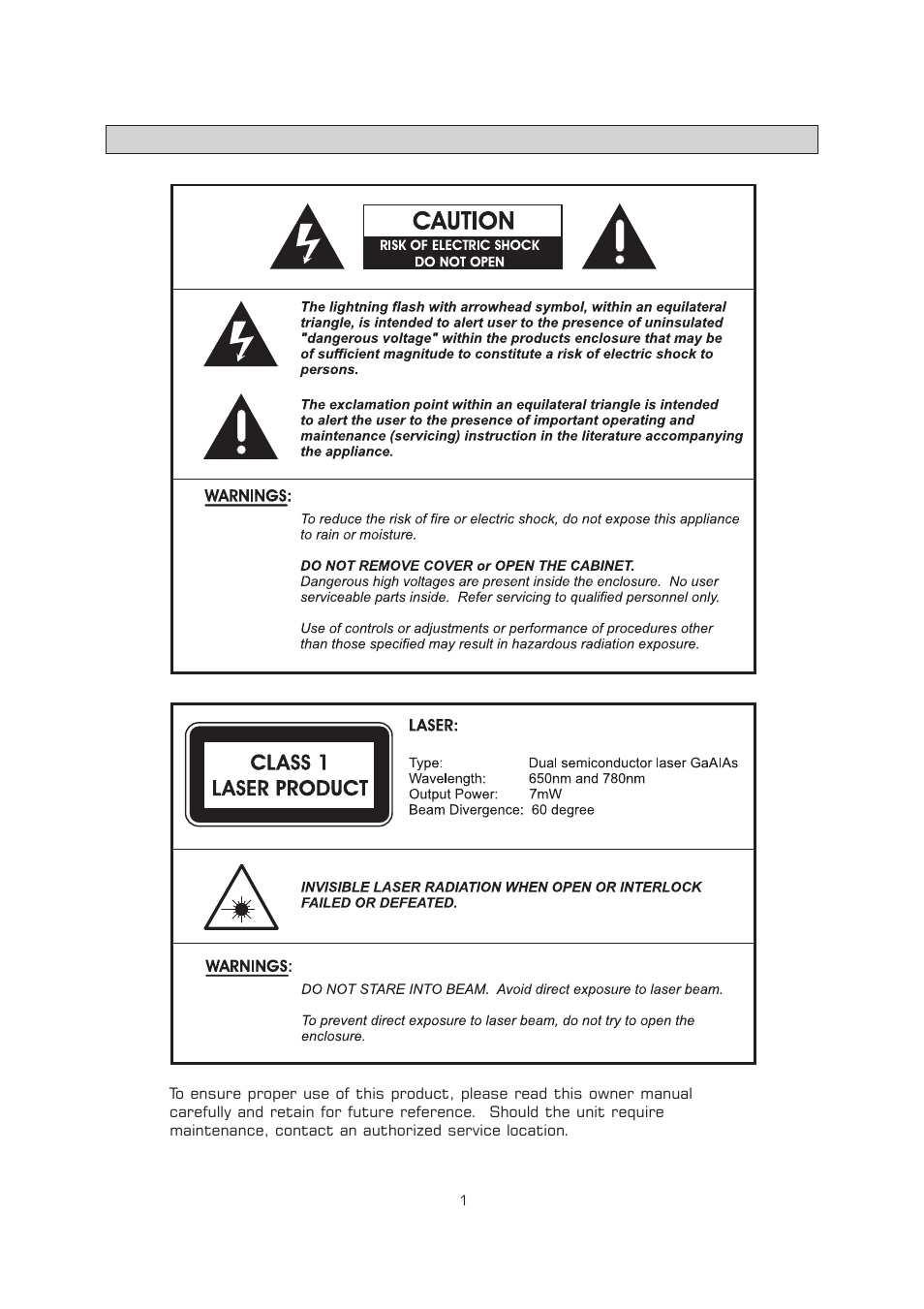 Safety | Emerson Radio AV400 User Manual | Page 2 / 32