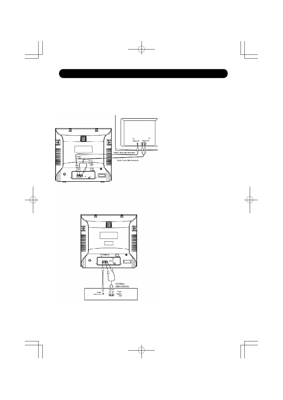 Connections | Emerson Radio Dora the Explorer DTE351 User Manual | Page 14 / 42