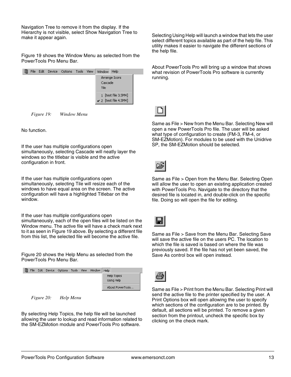 2 tool bar | Emerson P/N 400361-00 User Manual | Page 27 / 152