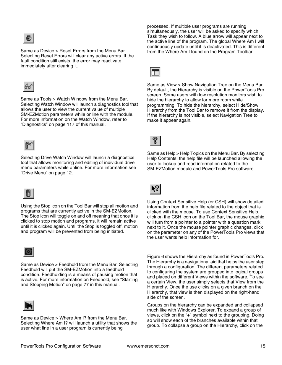 3 hierarchy | Emerson P/N 400361-00 User Manual | Page 29 / 152