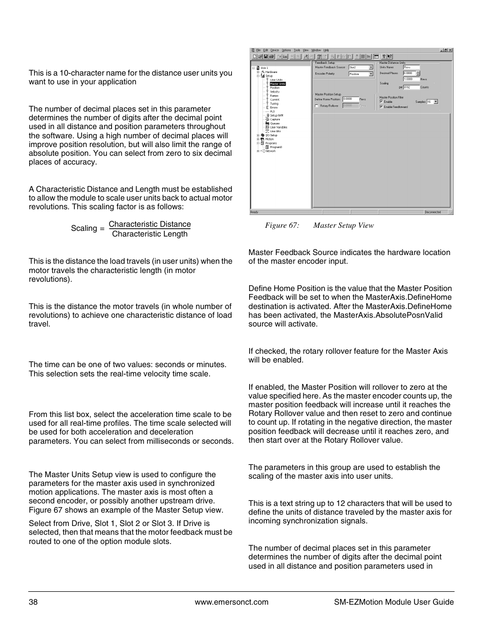 3 master units setup view | Emerson P/N 400361-00 User Manual | Page 52 / 152
