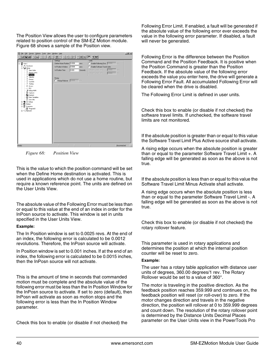 4 position view | Emerson P/N 400361-00 User Manual | Page 54 / 152