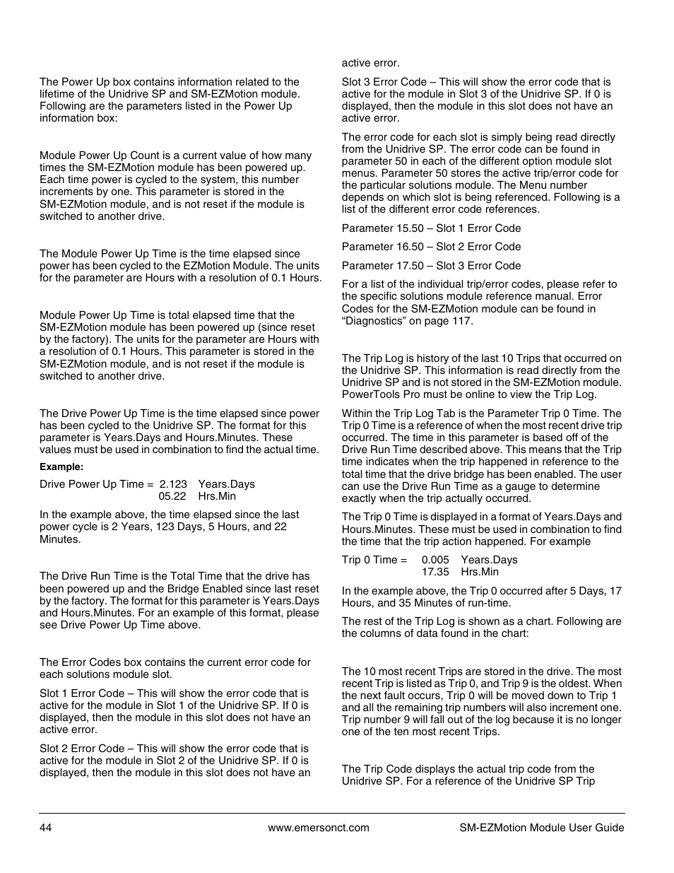 Emerson P/N 400361-00 User Manual | Page 58 / 152