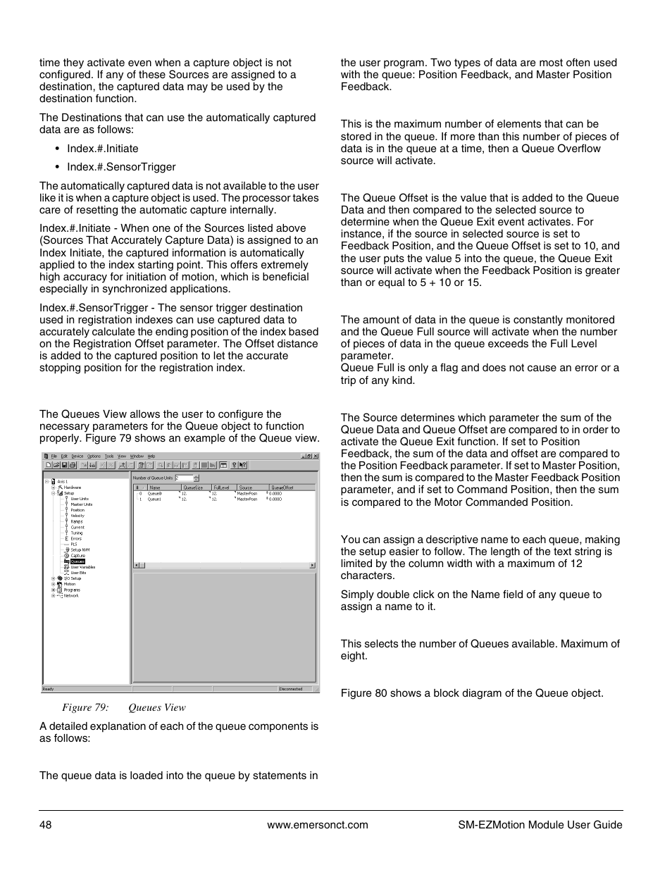 13 queues view | Emerson P/N 400361-00 User Manual | Page 62 / 152