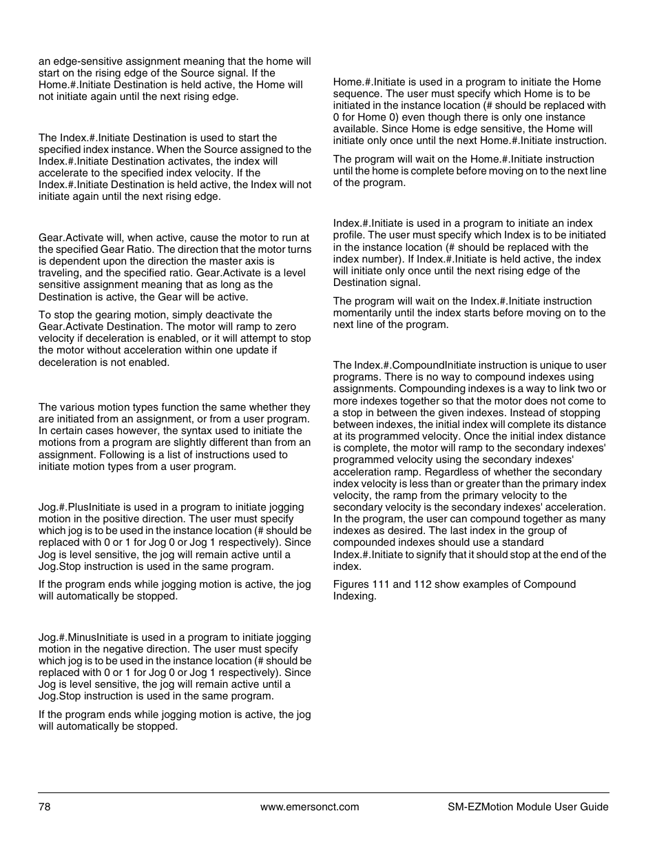 2 from programs | Emerson P/N 400361-00 User Manual | Page 92 / 152