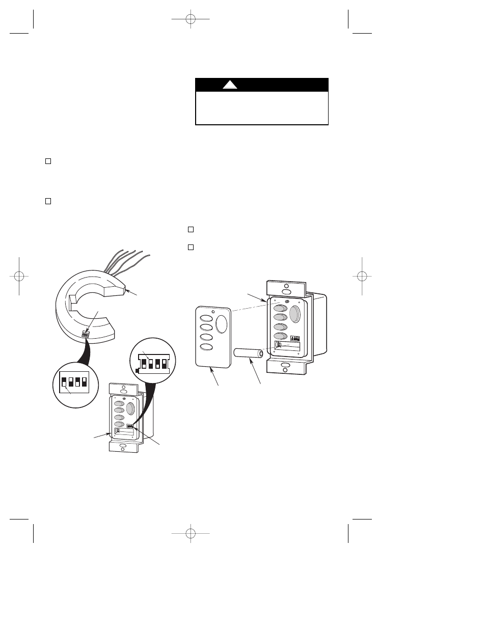 Warning, Battery installation of wall control | Emerson MAYA ZEN CF750ORB00 User Manual | Page 13 / 20