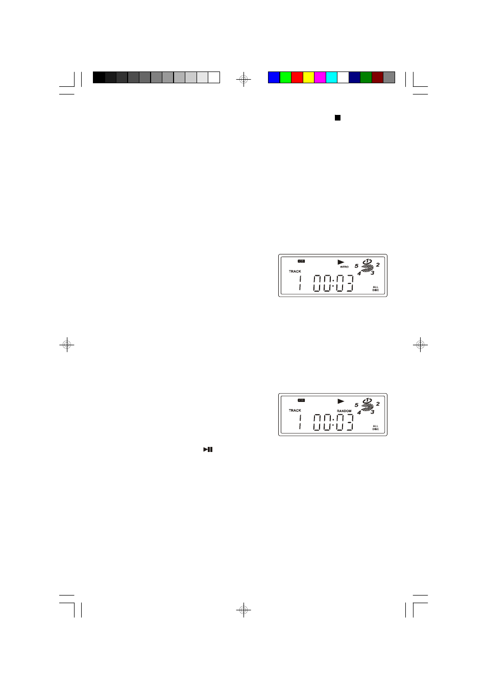 Intro scan, Random playback | Emerson Radio MS9933TT User Manual | Page 23 / 36