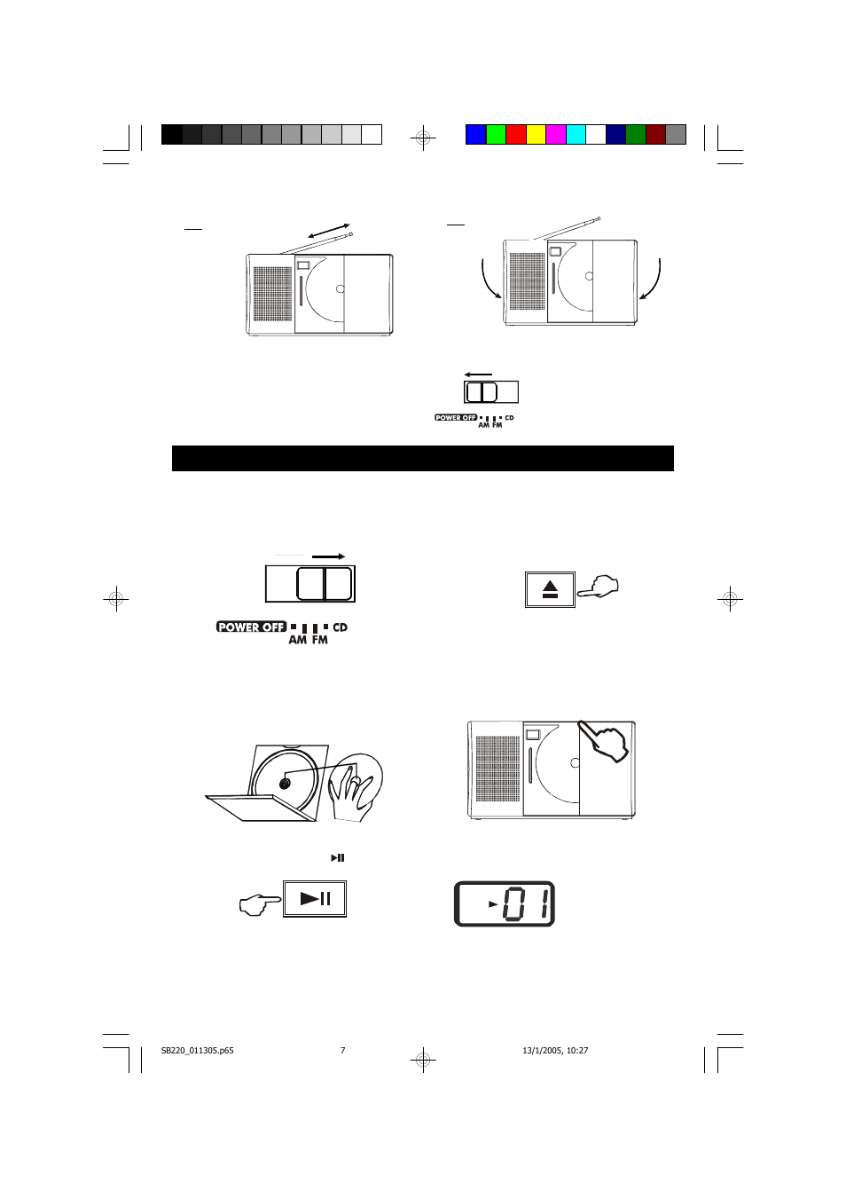 Compact disc playback | Emerson Radio SB220 User Manual | Page 8 / 16