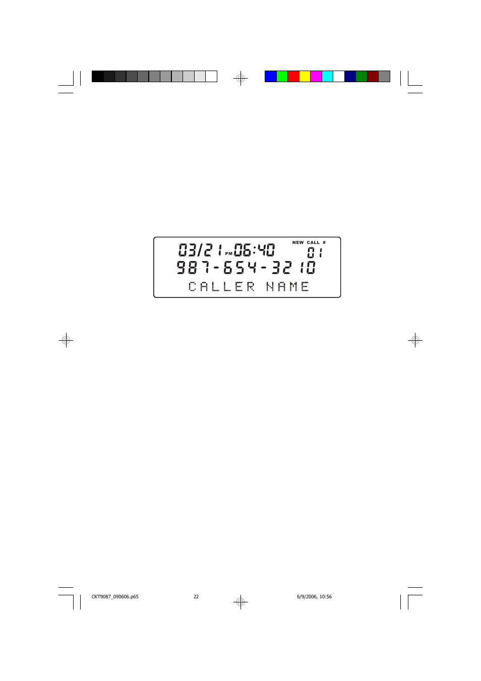 Caller id operation | Emerson Radio CKT9087 User Manual | Page 23 / 40