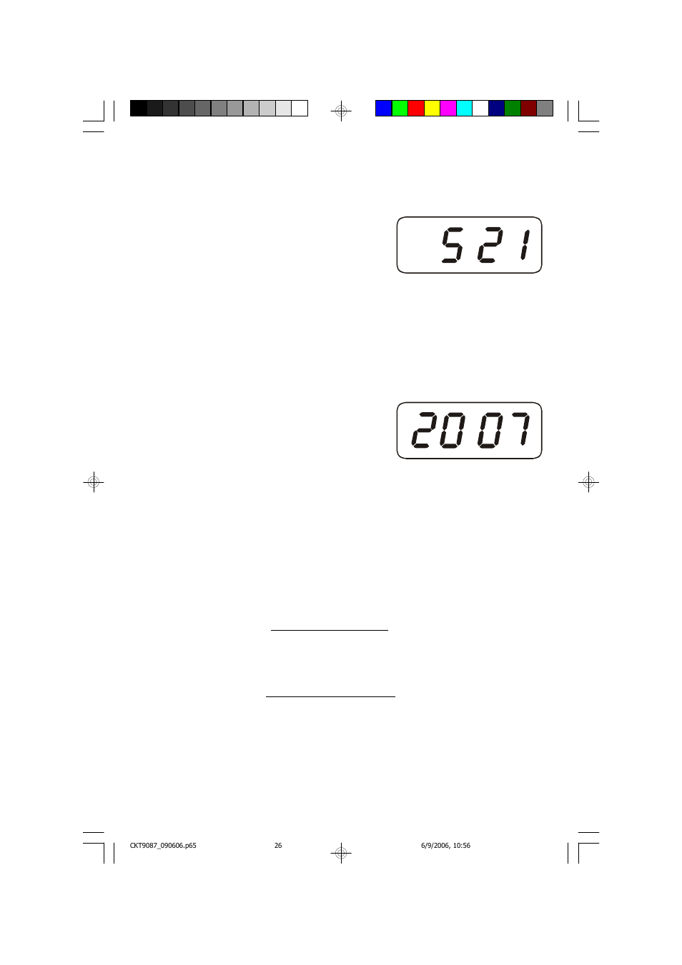 Date display, Year display, Daylight saving and leap year adjustments | Emerson Radio CKT9087 User Manual | Page 27 / 40