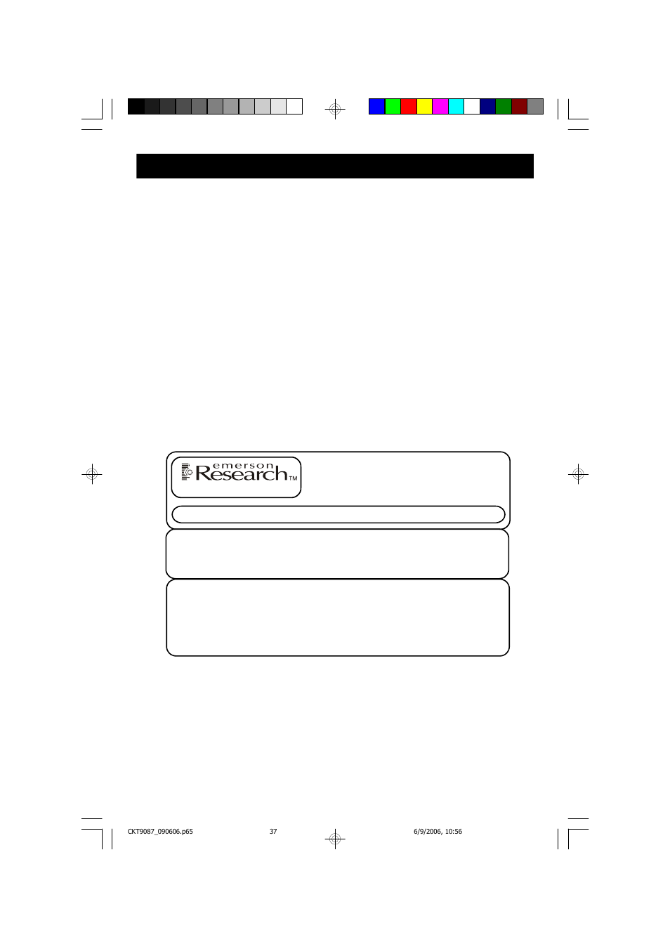 Lithium battery precautions | Emerson Radio CKT9087 User Manual | Page 38 / 40