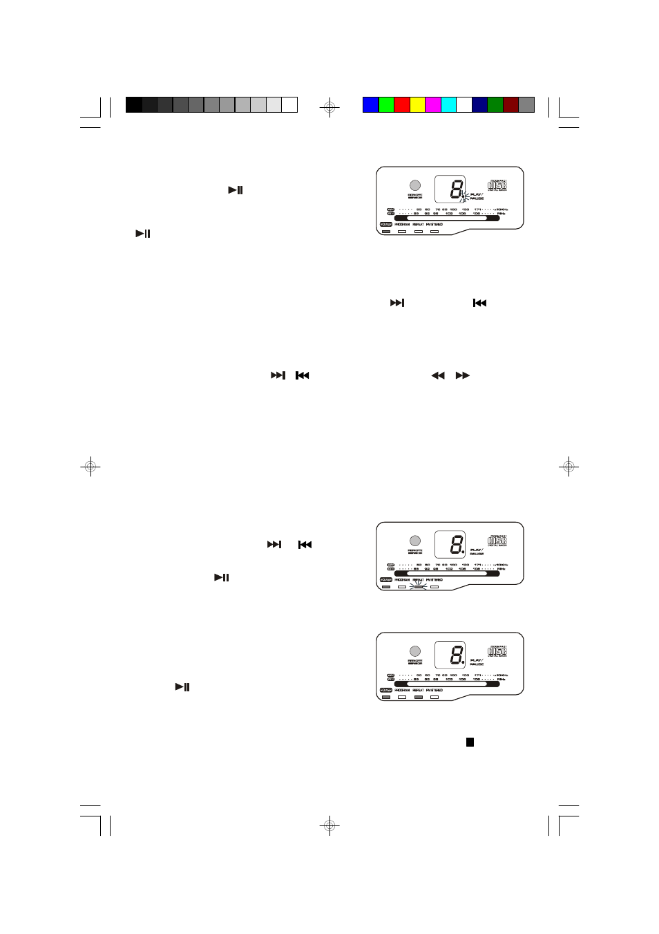 Skipping tracks and high speed music search, Repeat playback | Emerson Radio MS7622 User Manual | Page 15 / 27