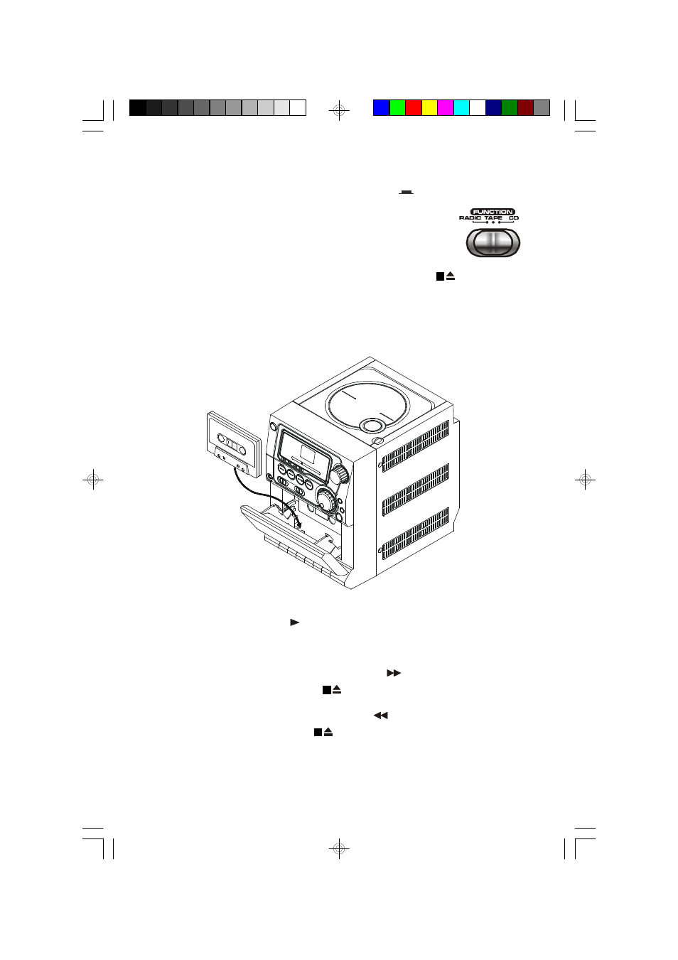 Playing cassette tapes | Emerson Radio MS7622 User Manual | Page 18 / 27