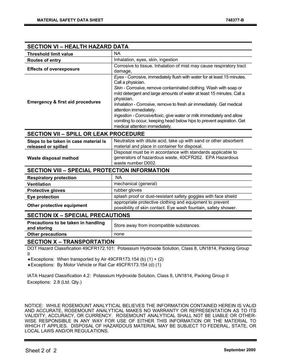 Emerson NGA 2000 TO2 User Manual | Page 76 / 78