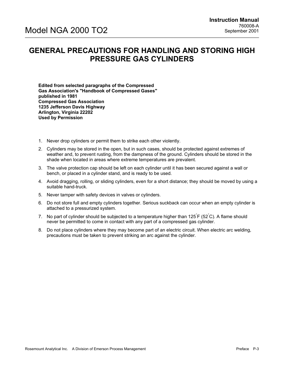Emerson NGA 2000 TO2 User Manual | Page 9 / 78
