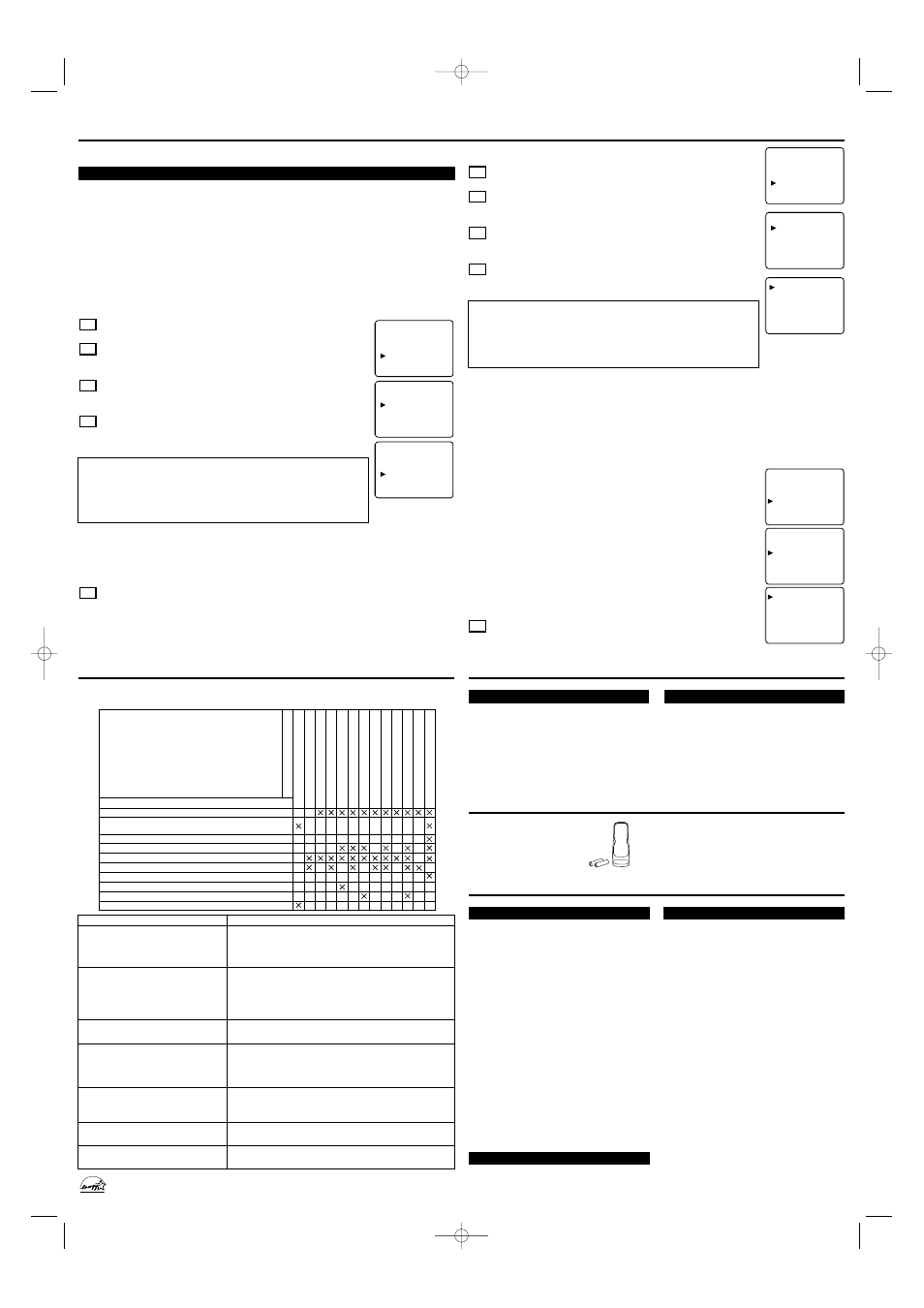 Specifications maintenance, Supplied accessories troubleshooting guide, Operations (continued) | Emerson EWT1921 User Manual | Page 4 / 8