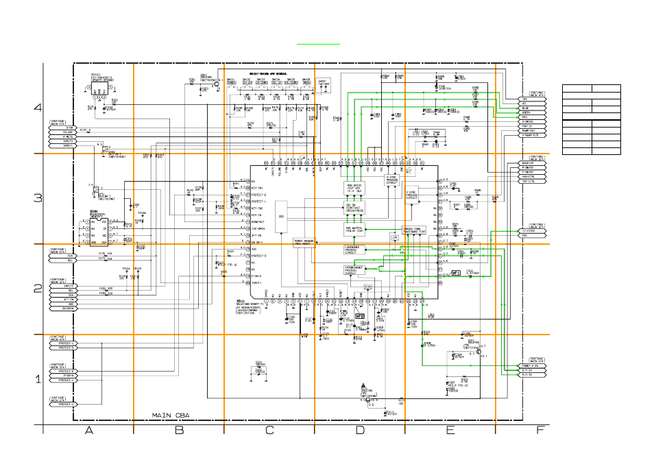 Schematic diagram | Emerson 20" Color Television 6420FE User Manual | Page 29 / 52