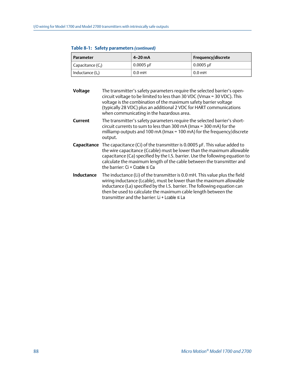 Emerson MICRO MOTION 1700 User Manual | Page 92 / 124