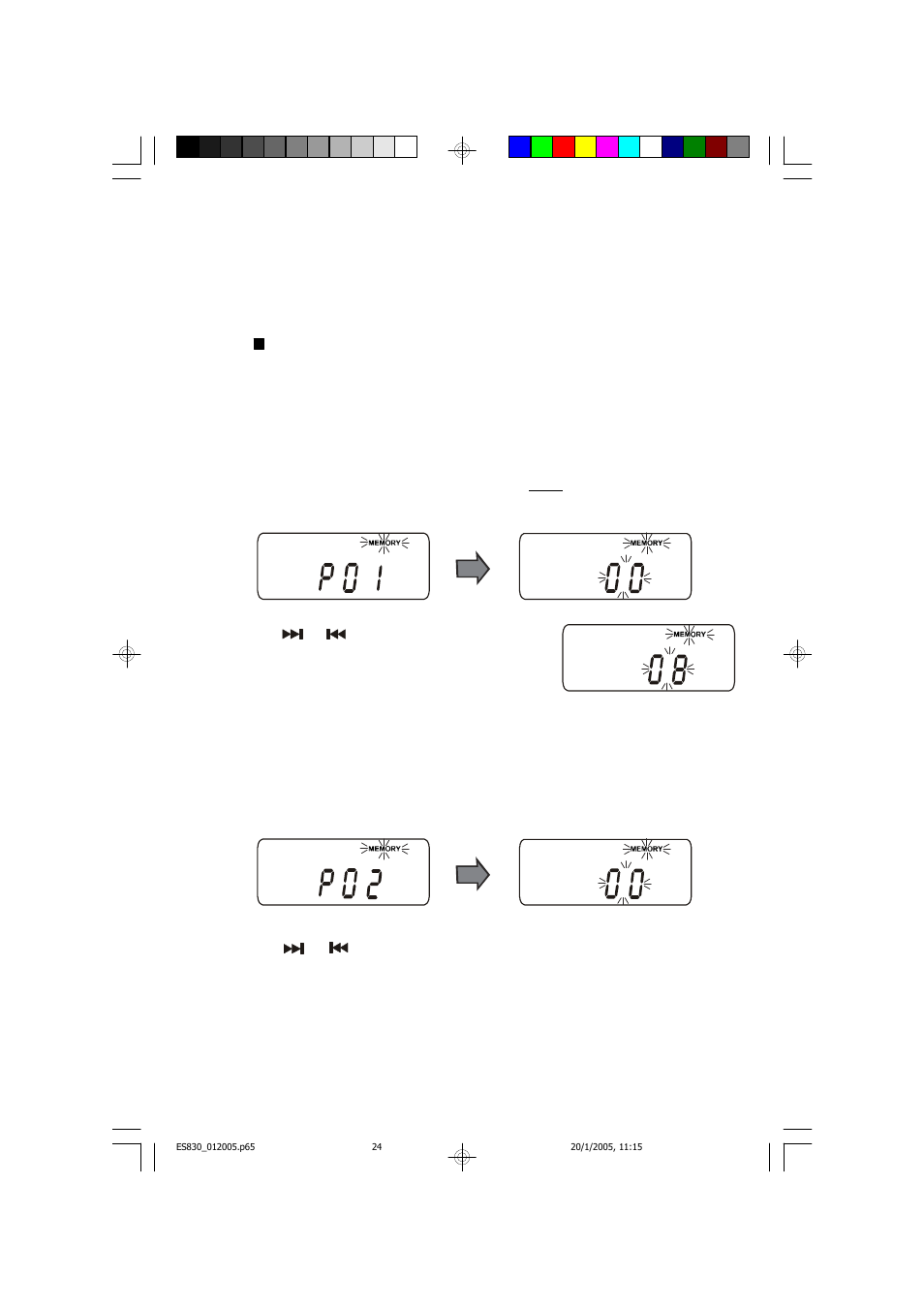 Programmed playback | Emerson Radio ES830 User Manual | Page 25 / 34