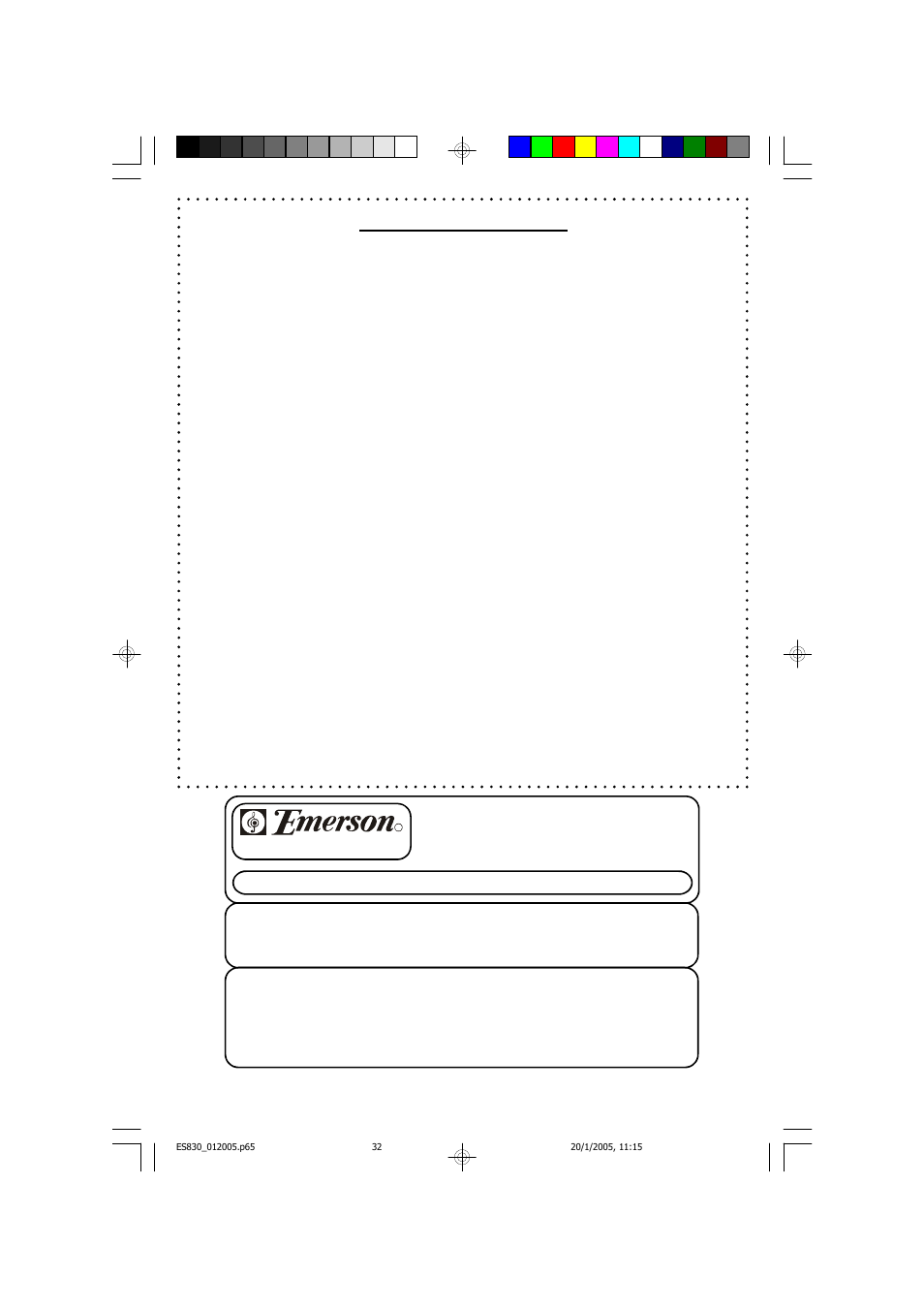 Limited warranty | Emerson Radio ES830 User Manual | Page 33 / 34