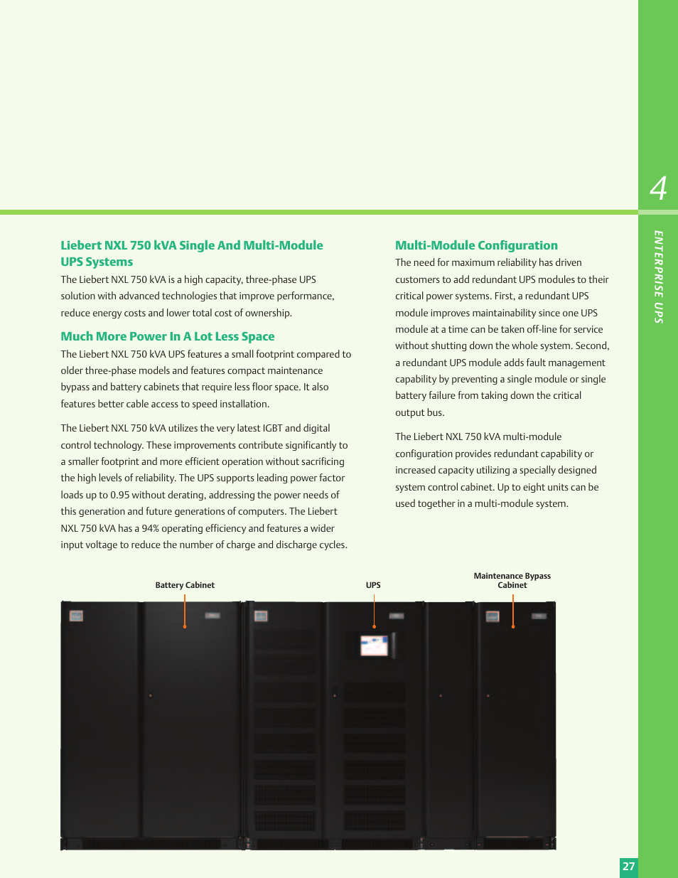 Emerson Liebert Power Solutions User Manual | Page 27 / 44