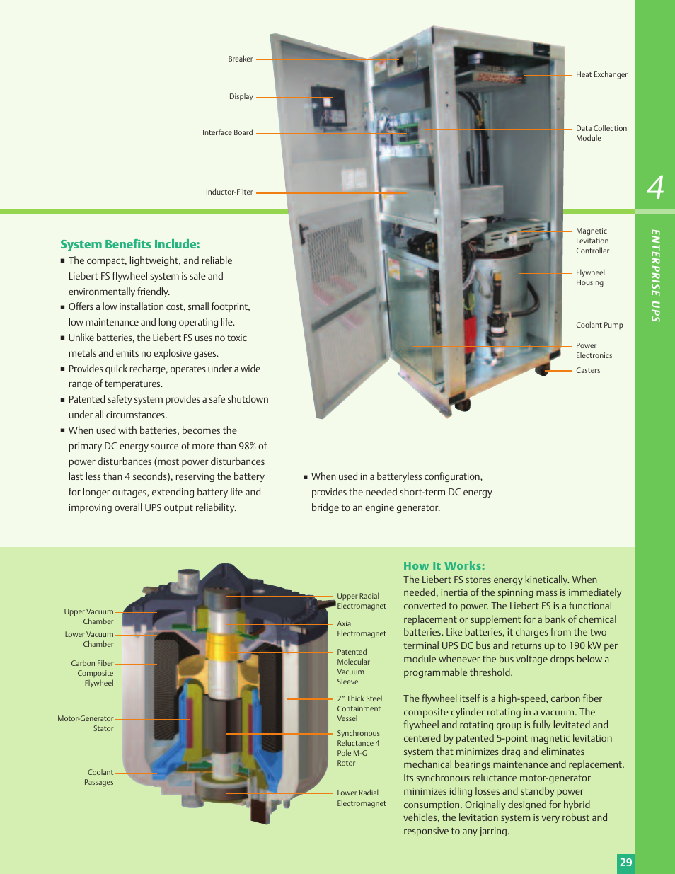 System benefits include | Emerson Liebert Power Solutions User Manual | Page 29 / 44