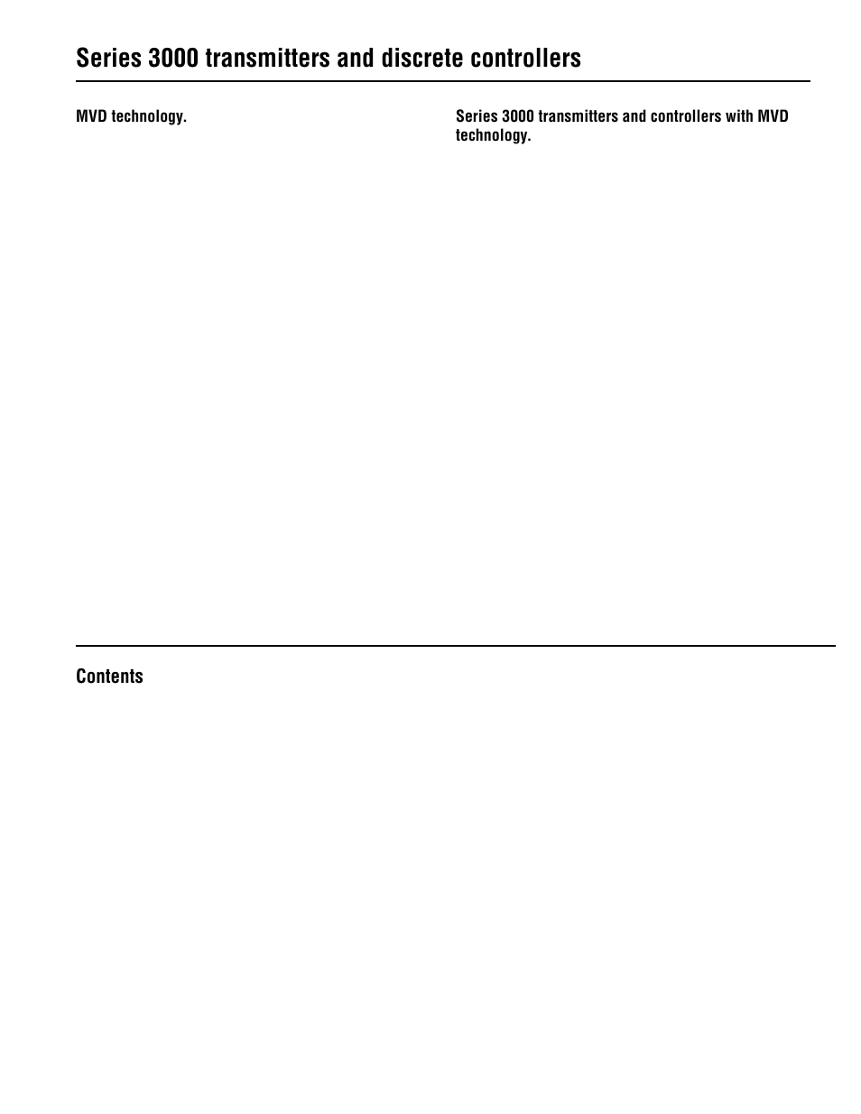 Emerson Transmitters and Discrete Controllers Series 3000 User Manual | Page 3 / 28