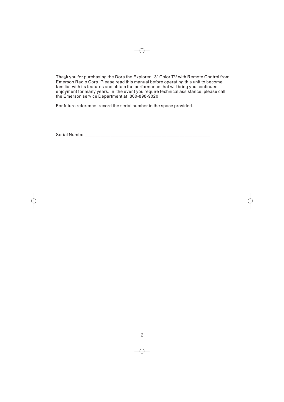 Emerson Radio DTE316 User Manual | Page 3 / 30