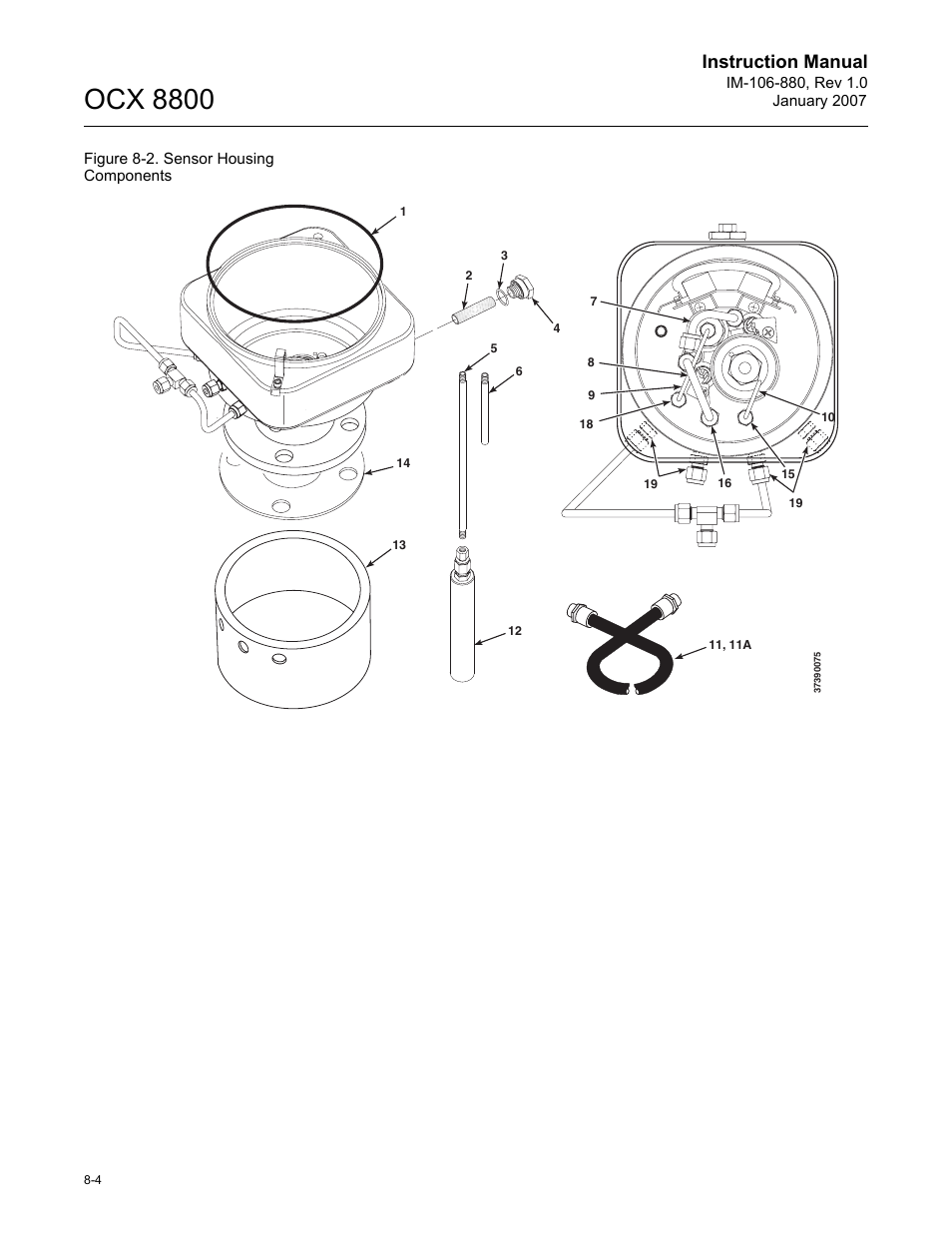 Ocx 8800, Instruction manual | Emerson ROSEMOUNT OCX 8800 User Manual | Page 114 / 164
