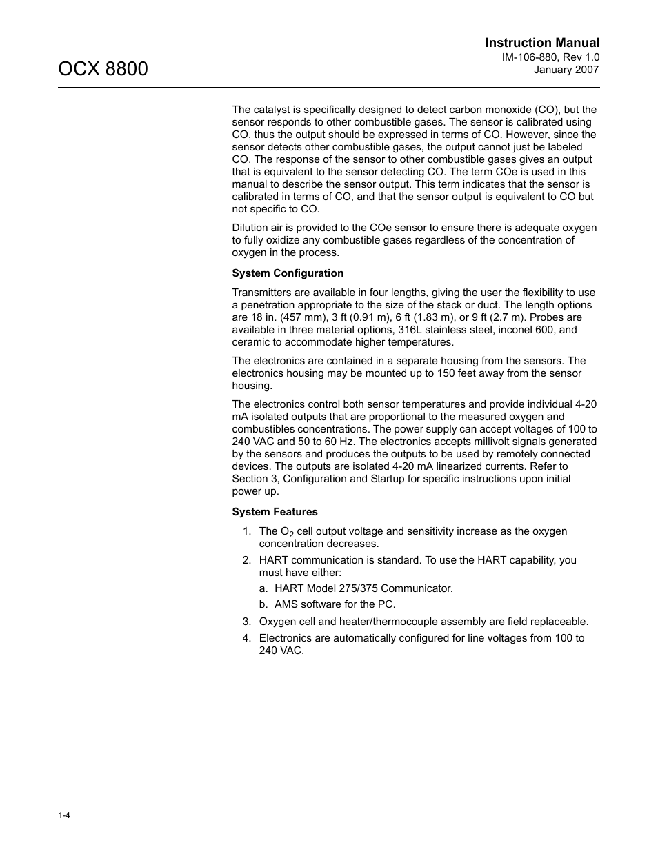 Ocx 8800 | Emerson ROSEMOUNT OCX 8800 User Manual | Page 12 / 164