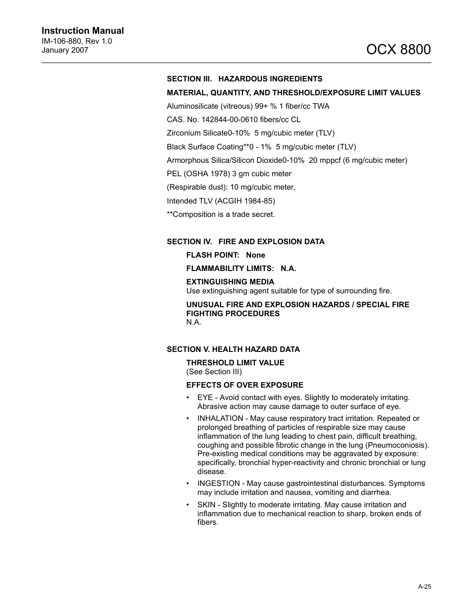 Ocx 8800 | Emerson ROSEMOUNT OCX 8800 User Manual | Page 145 / 164