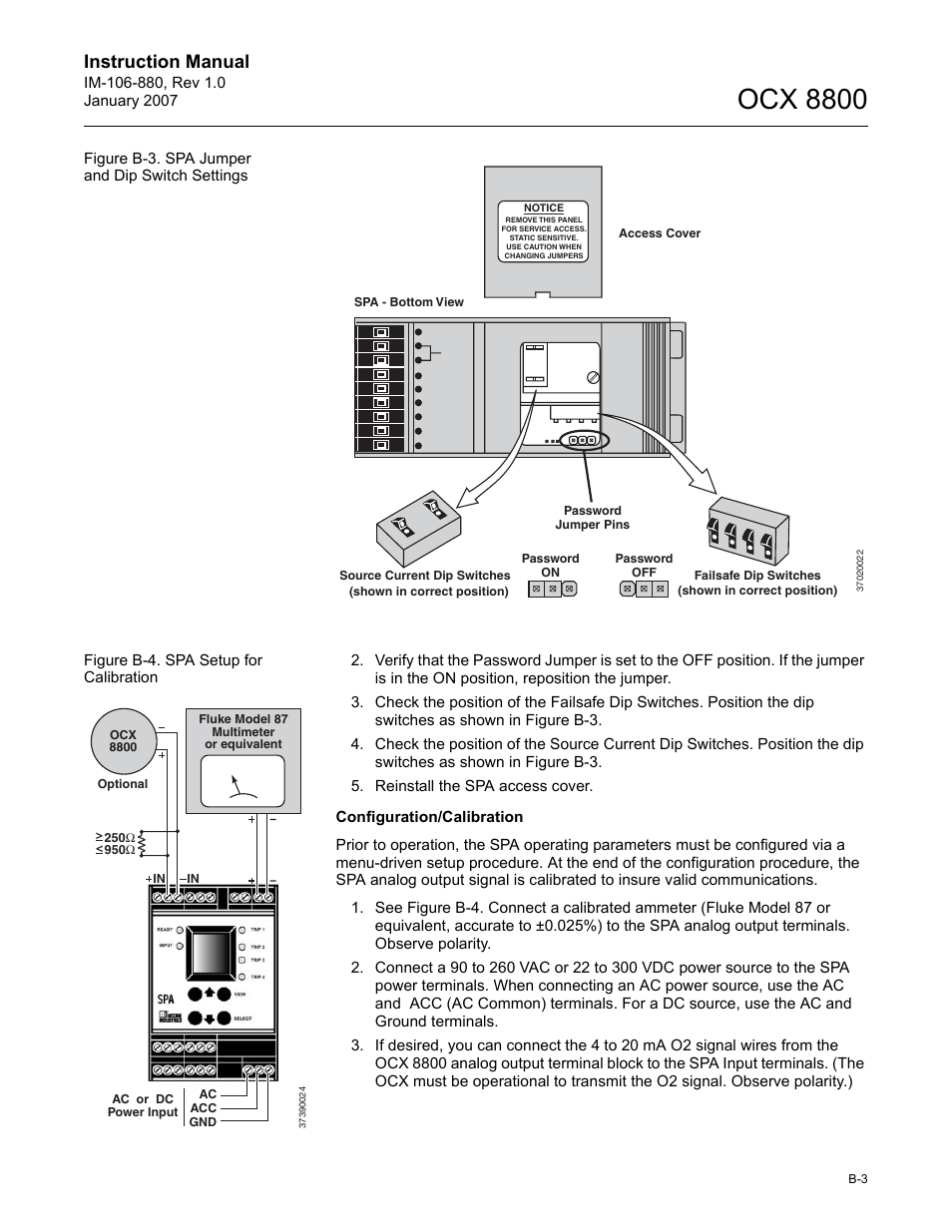 Ocx 8800, Instruction manual | Emerson ROSEMOUNT OCX 8800 User Manual | Page 155 / 164