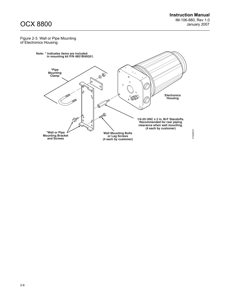 Ocx 8800, Instruction manual | Emerson ROSEMOUNT OCX 8800 User Manual | Page 26 / 164