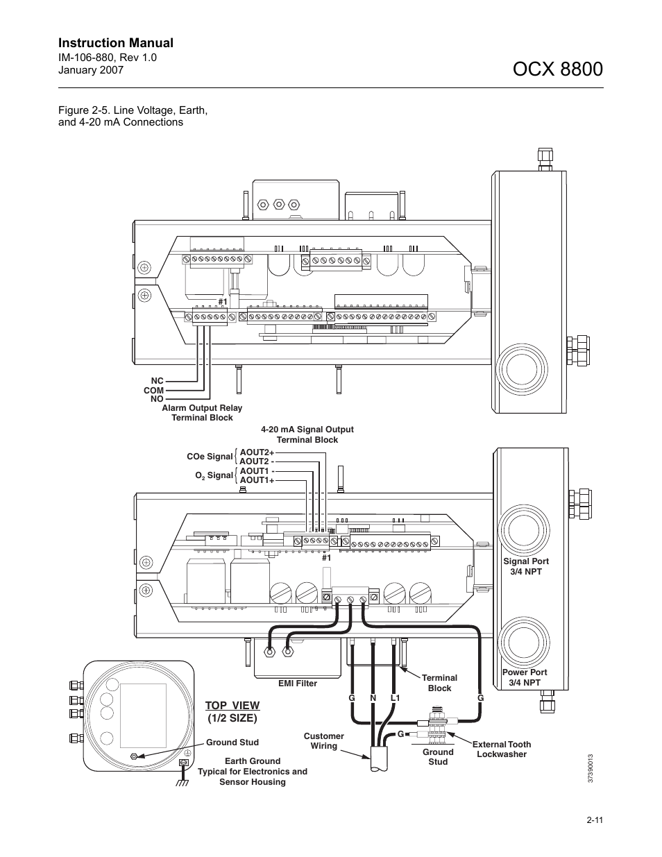 Ocx 8800, Instruction manual | Emerson ROSEMOUNT OCX 8800 User Manual | Page 31 / 164