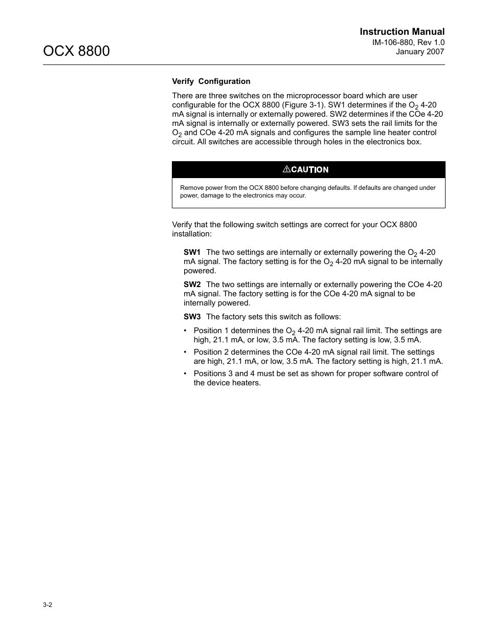 Ocx 8800 | Emerson ROSEMOUNT OCX 8800 User Manual | Page 42 / 164
