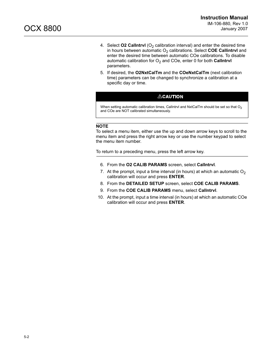 Ocx 8800, Instruction manual | Emerson ROSEMOUNT OCX 8800 User Manual | Page 56 / 164
