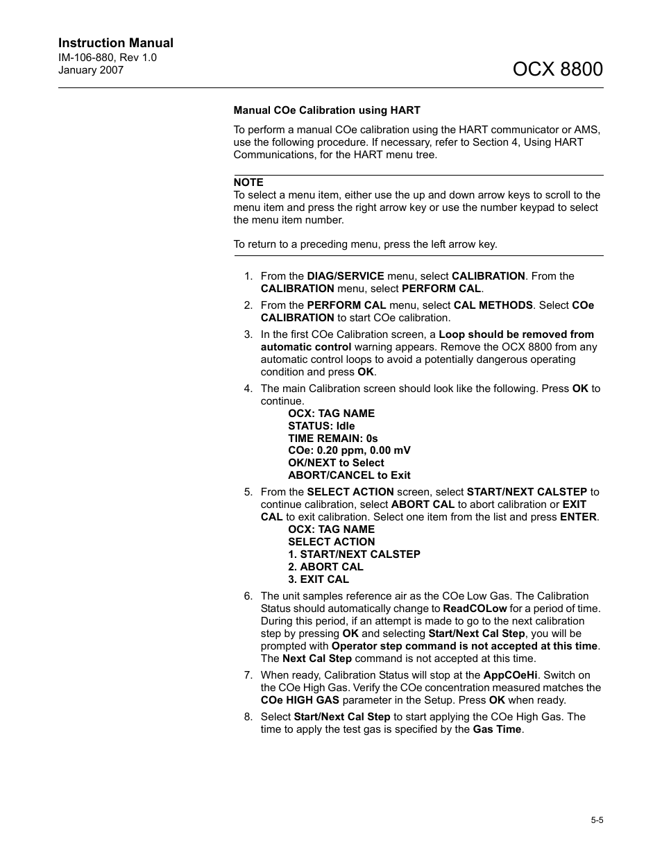 Ocx 8800 | Emerson ROSEMOUNT OCX 8800 User Manual | Page 59 / 164