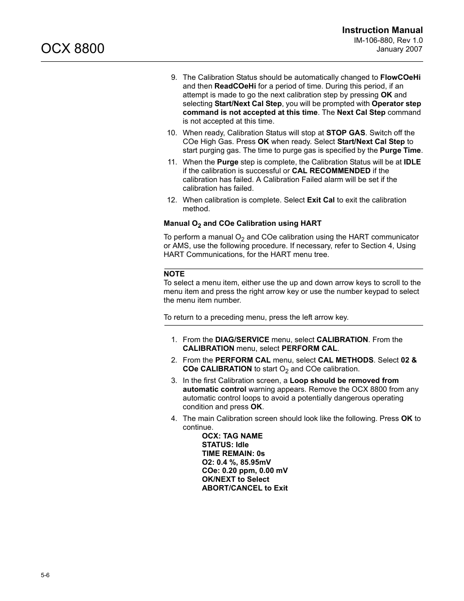Ocx 8800 | Emerson ROSEMOUNT OCX 8800 User Manual | Page 60 / 164