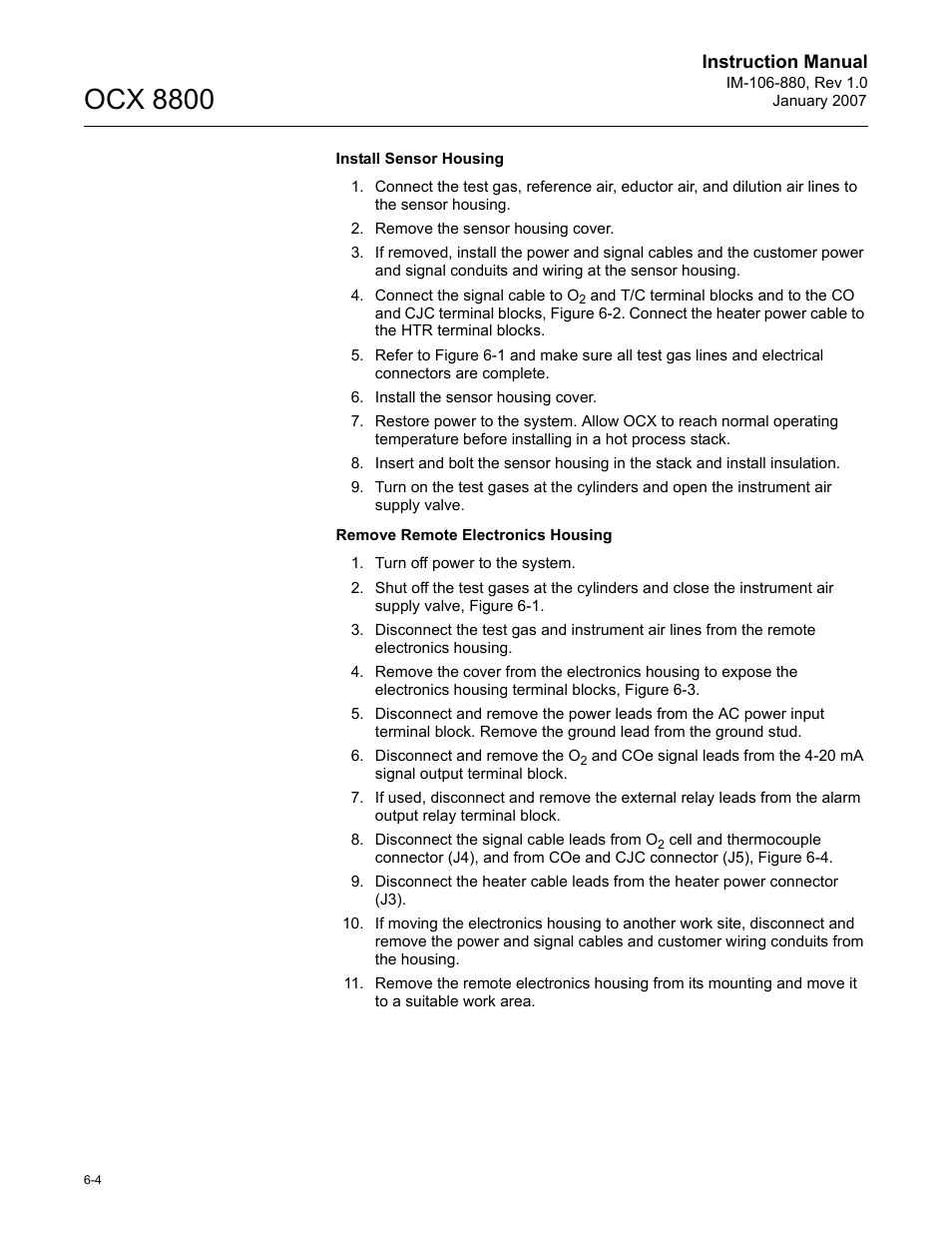 Ocx 8800 | Emerson ROSEMOUNT OCX 8800 User Manual | Page 66 / 164