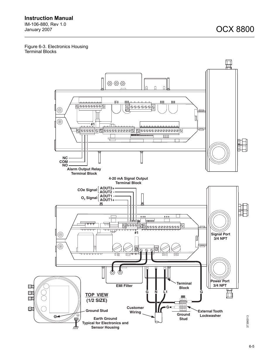 Ocx 8800, Instruction manual | Emerson ROSEMOUNT OCX 8800 User Manual | Page 67 / 164
