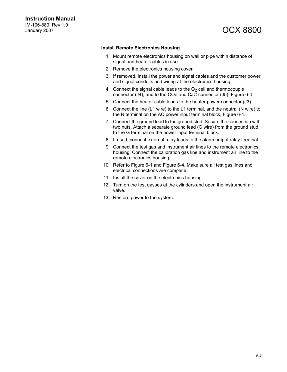 Ocx 8800 | Emerson ROSEMOUNT OCX 8800 User Manual | Page 69 / 164