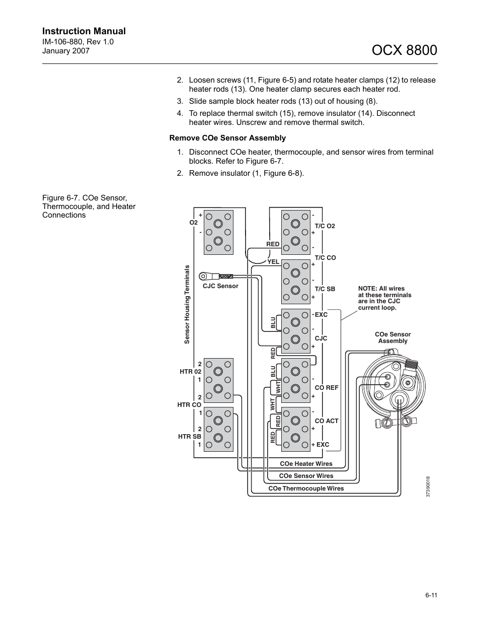 Ocx 8800, Instruction manual | Emerson ROSEMOUNT OCX 8800 User Manual | Page 73 / 164