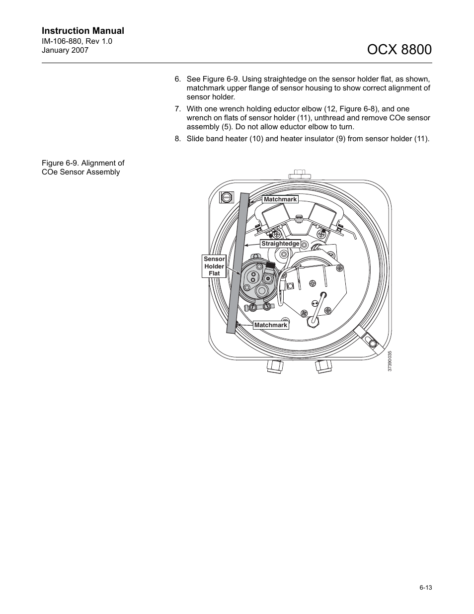 Ocx 8800, Instruction manual | Emerson ROSEMOUNT OCX 8800 User Manual | Page 75 / 164