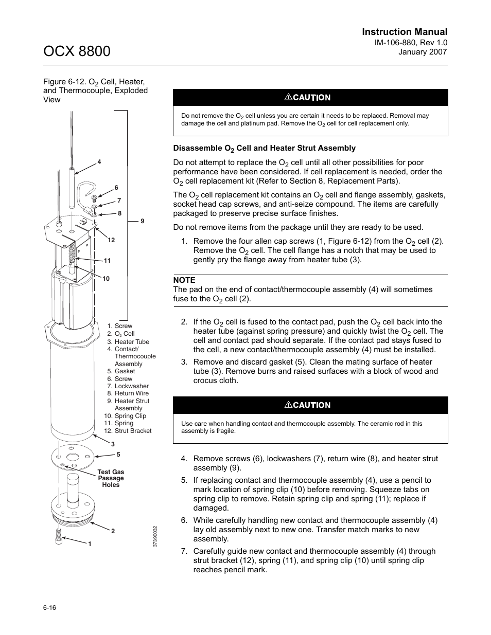 Ocx 8800, Instruction manual | Emerson ROSEMOUNT OCX 8800 User Manual | Page 78 / 164